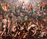 Raphael Coxie The Last Judgment oil on canvas